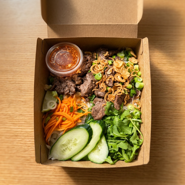 Beef Noodle Bowl.